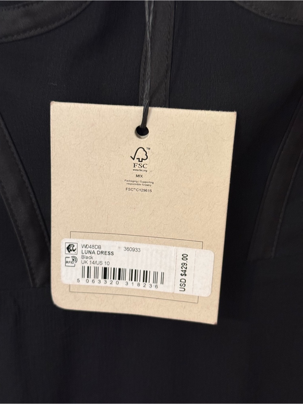 NWT All Saints Luna Dress - Picture 5 of 16